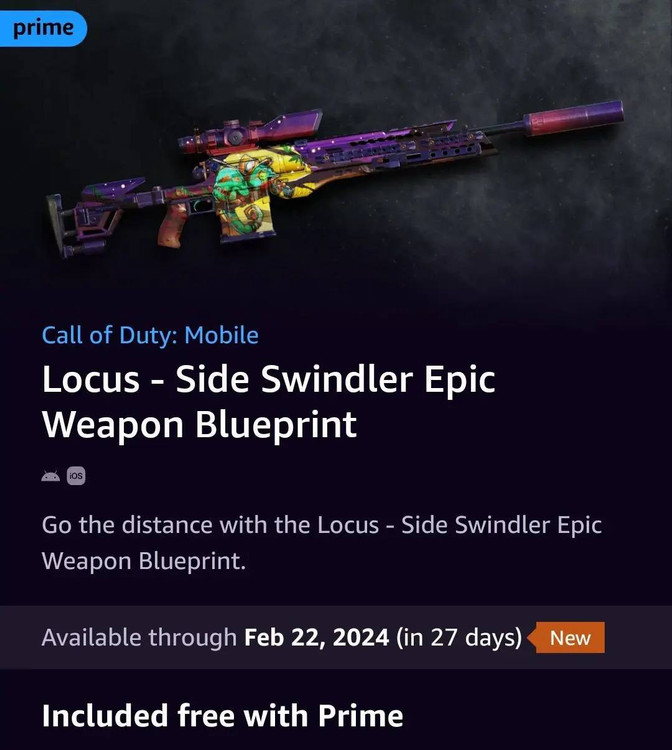 خرید پرایم Locus لوکاس کالاف دیوتی موبایل